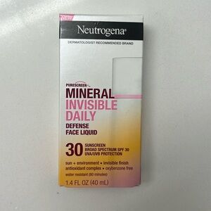 Neutrogena Mineral Invisible Daily Defense Face Liquid